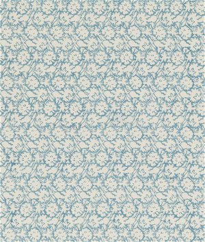 Baker Lifestyle Flower Press Soft Blue Fabric