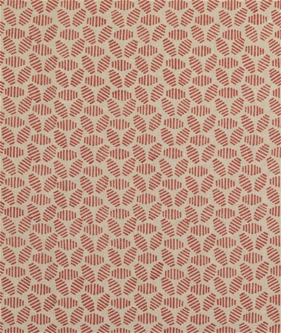 Baker Lifestyle Bumble Bee Rustic Red Fabric