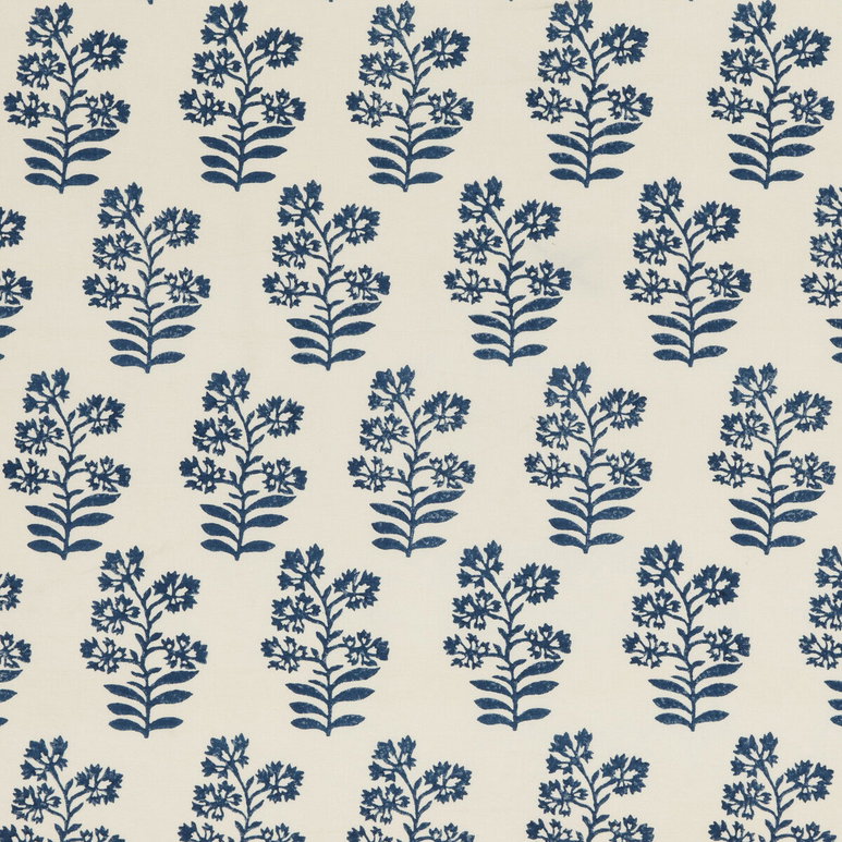 Baker Lifestyle Wild Flower Indigo Fabric