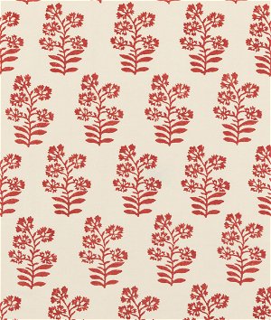 Baker Lifestyle Wild Flower Rustic Red Fabric