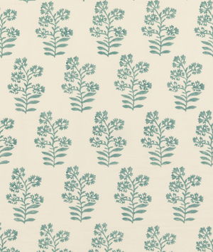 Baker Lifestyle Wild Flower Aqua Fabric