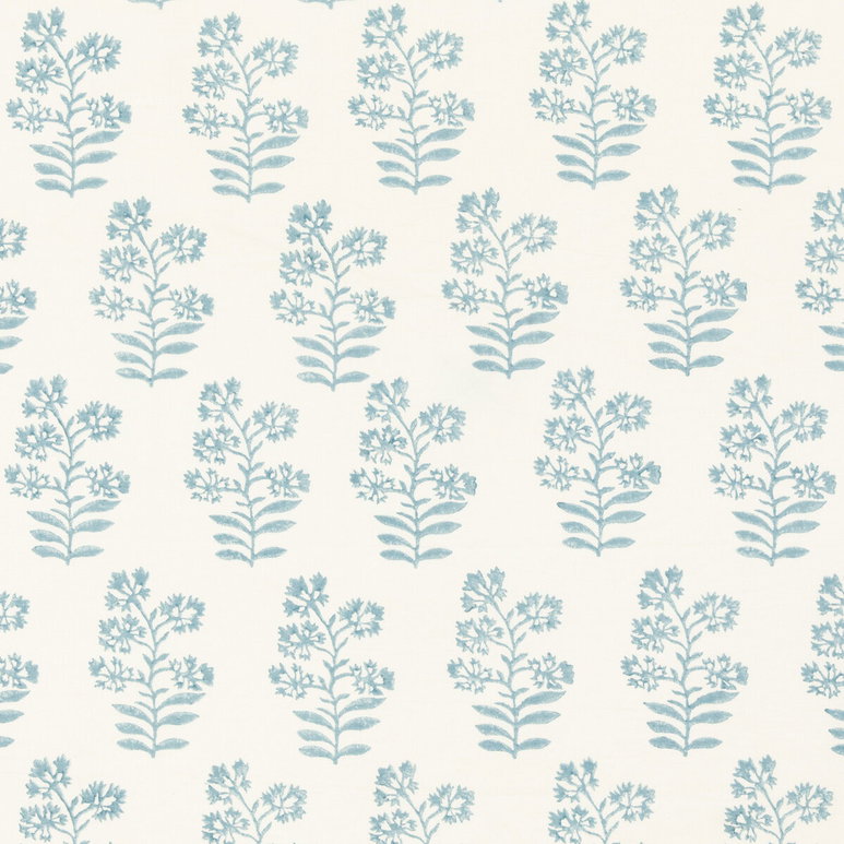 Baker Lifestyle Wild Flower Soft Blue Fabric