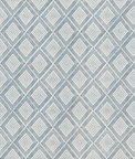 Baker Lifestyle Block Trellis Indigo Fabric