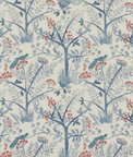 Baker Lifestyle Lulworth Blue/Red Fabric