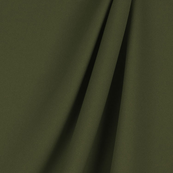 Olive Green Poly Poplin Fabric image 2 of 2