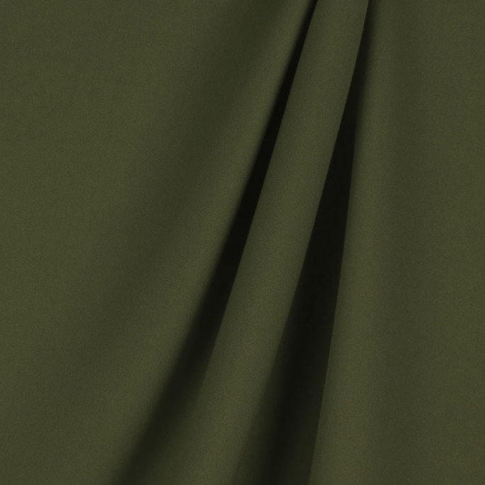 Olive Green Poly Poplin Fabric image 2 of 2