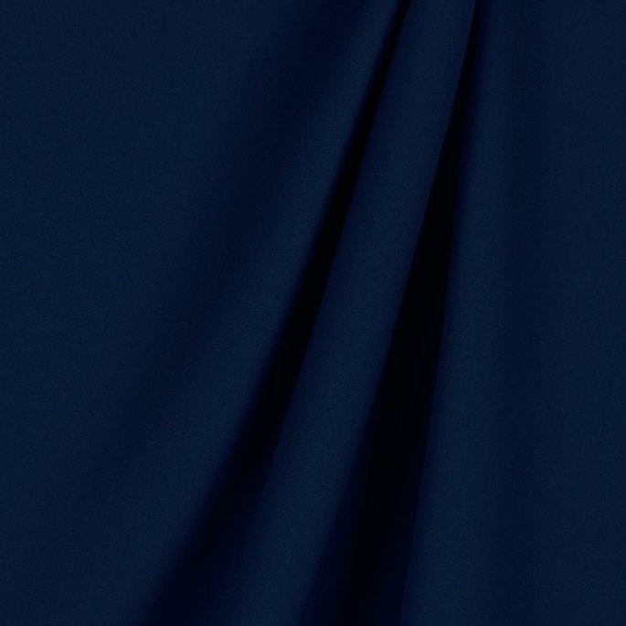 Navy Blue Poly Poplin Fabric image 2 of 2