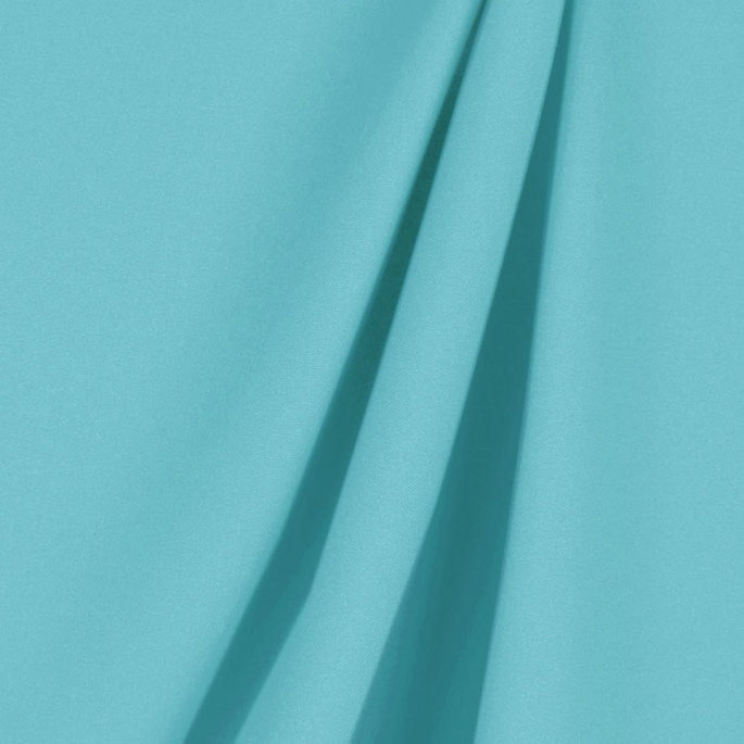 Robin Egg Blue Poly Poplin Fabric image 2 of 2