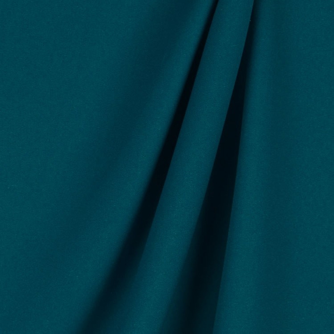 Peacock Blue Poly Poplin Fabric image 2 of 2