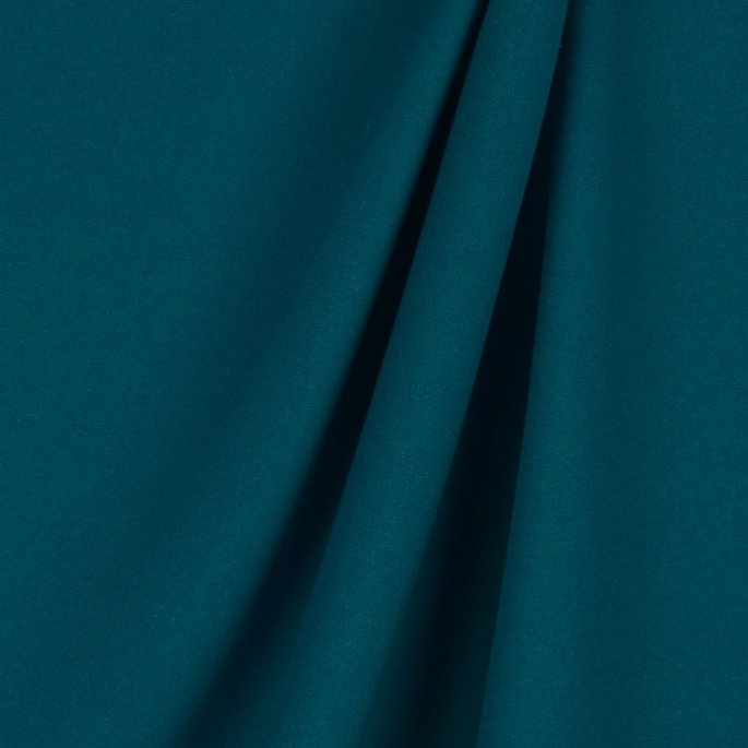 Peacock Blue Poly Poplin Fabric image 2 of 2