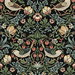 Seabrook Designs Fragaria Garden Ebony Prepasted Wallpaper thumbnail image 1 of 4