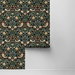 Seabrook Designs Fragaria Garden Ebony Prepasted Wallpaper thumbnail image 2 of 4