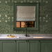 Seabrook Designs Stenciled Floral Evergreen Prepasted Wallpaper thumbnail image 4 of 4