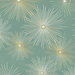 Seabrook Designs Starburst Geo Teal & Gold Prepasted Wallpaper