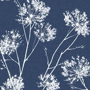 Seabrook Designs One O'Clock Denim Blue Prepasted Wallpaper