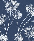 Seabrook Designs One O'Clock Denim Blue Prepasted Wallpaper