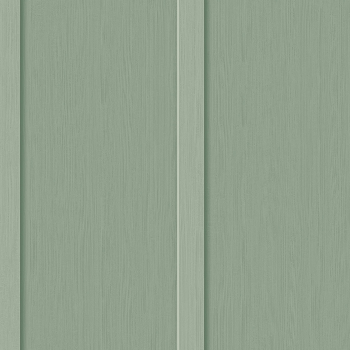 Seabrook Designs Faux Board and Batten Sage Green Prepasted Wallpaper image 1 of 4