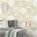Seabrook Designs Lotus Floral Grey &amp; Gold Prepasted Wallpaper thumbnail image 3 of 4