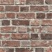 Seabrook Designs Faux Red Brick Red &amp; Charcoal Prepasted Wallpaper thumbnail image 1 of 4