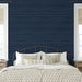 Seabrook Designs Faux Wood Panel Naval Blue Prepasted Wallpaper thumbnail image 4 of 4