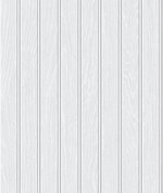 Seabrook Designs Faux Beadboard Pearl Grey Prepasted Wallpaper