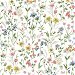 Seabrook Designs Wildflowers Multicolored Prepasted Wallpaper thumbnail image 1 of 4