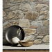Seabrook Designs Faux Stone Wall Toffee &amp; Ivory Prepasted Wallpaper thumbnail image 5 of 5