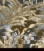 Seabrook Designs Tropical Palm Beach Ironwork & Taupe Prepasted Wallpaper
