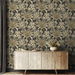 Seabrook Designs Tropical Palm Beach Ironwork &amp; Taupe Prepasted Wallpaper thumbnail image 2 of 5
