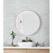 Seabrook Designs Southport Faux Grasscloth Dove Grey &amp; Bluestone Prepasted Wallpaper thumbnail image 3 of 5