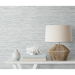Seabrook Designs Southport Faux Grasscloth Dove Grey &amp; Bluestone Prepasted Wallpaper thumbnail image 5 of 5