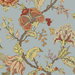 Seabrook Designs Lana Jacobean Blue Dusk Prepasted Wallpaper