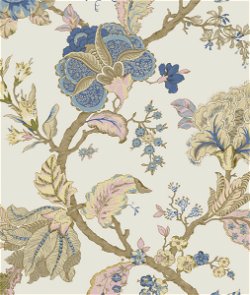 Seabrook Designs Lana Jacobean Parchment Prepasted Wallpaper