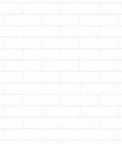 Seabrook Designs Slater Faux Brick Blancito Prepasted Wallpaper