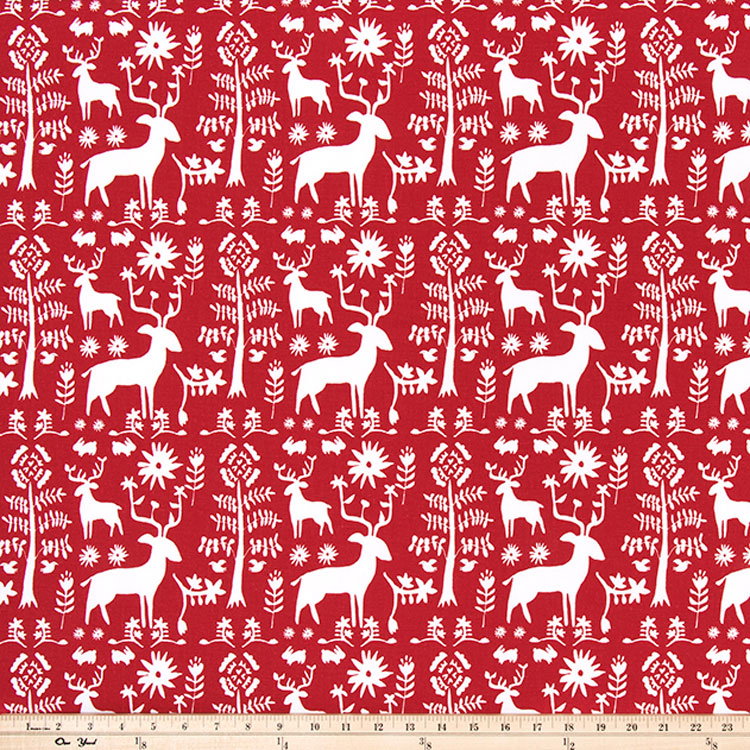Premier Prints Promise Land Lipstick Canvas Fabric