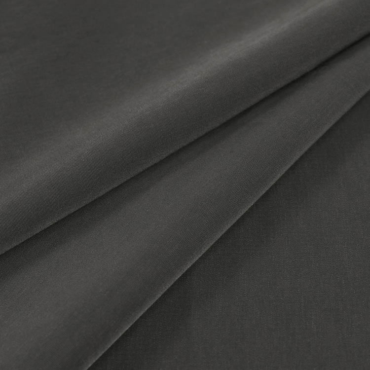 Charcoal Peachskin Fabric | OnlineFabricStore