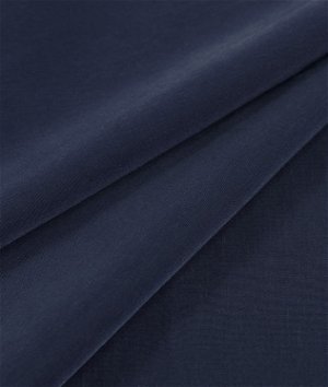 Navy Blue Peachskin Fabric