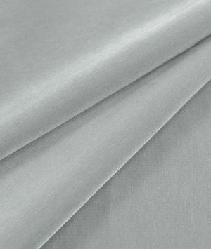 Silver Peachskin Fabric