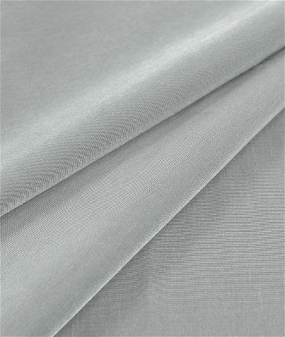 Silver Peachskin Fabric