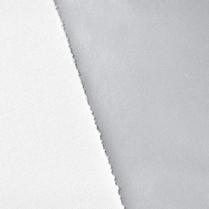 Silver Pleather Fabric image 2 of 2