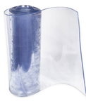 60 Gauge Clear FR Vinyl Replacement Strip - 4"