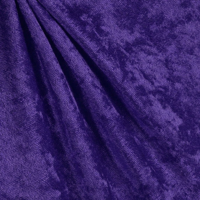 Purple Panne Velvet Fabric image 2 of 2