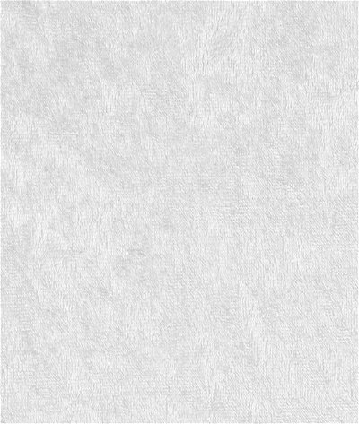White Panne Velvet Fabric