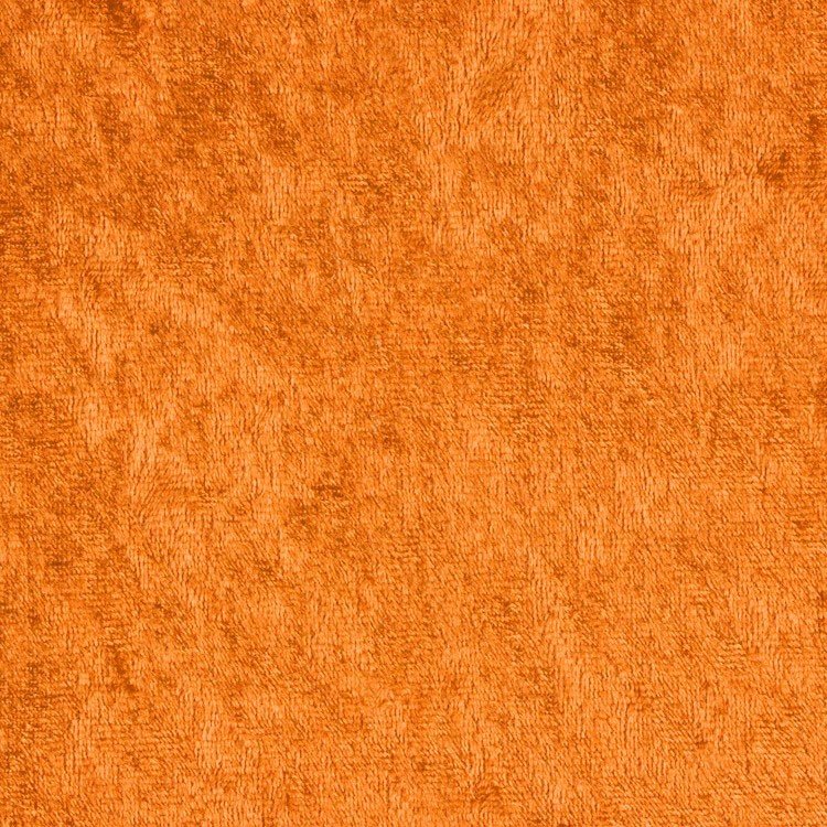 Orange Panne Velvet Fabric