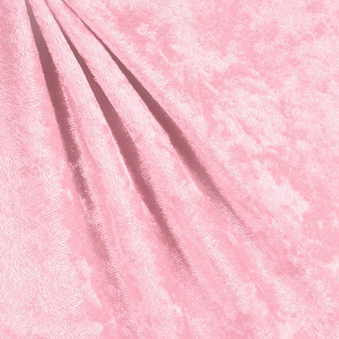 Pink Panne Velvet Fabric image 2 of 2