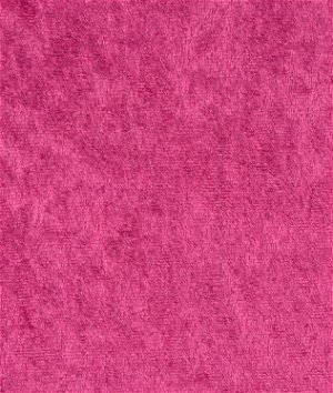 Fuchsia Panne Velvet Fabric