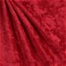 Red Panne Velvet Fabric thumbnail image 2 of 2