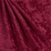 Cranberry Panne Velvet Fabric thumbnail image 2 of 2