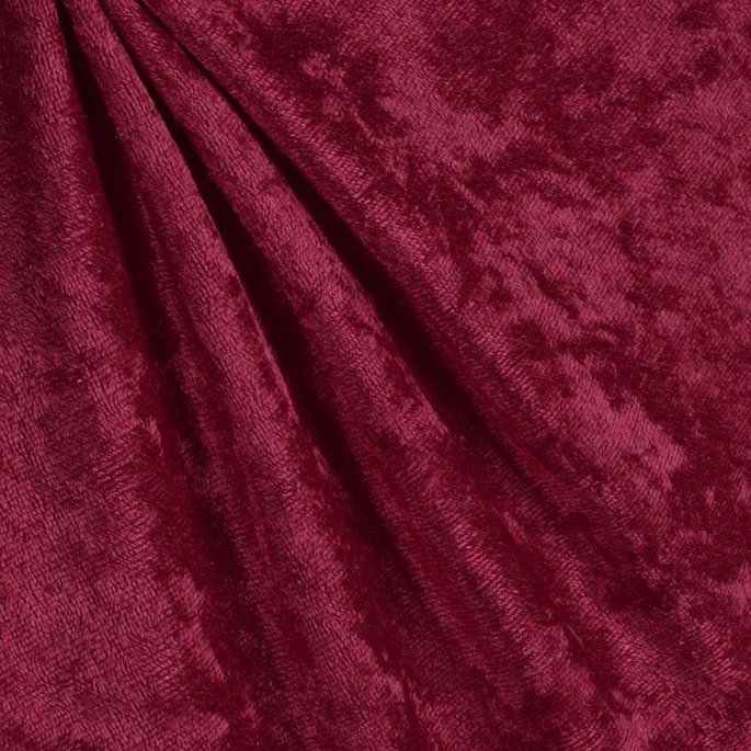 Burgundy Panne Velvet Fabric image 2 of 2