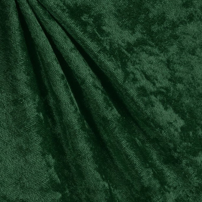 Hunter Green Panne Velvet Fabric image 2 of 2